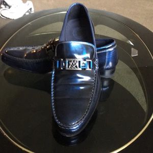 MEZLAN CUSTOM MEN’S 10M (Blue metallic loafer)